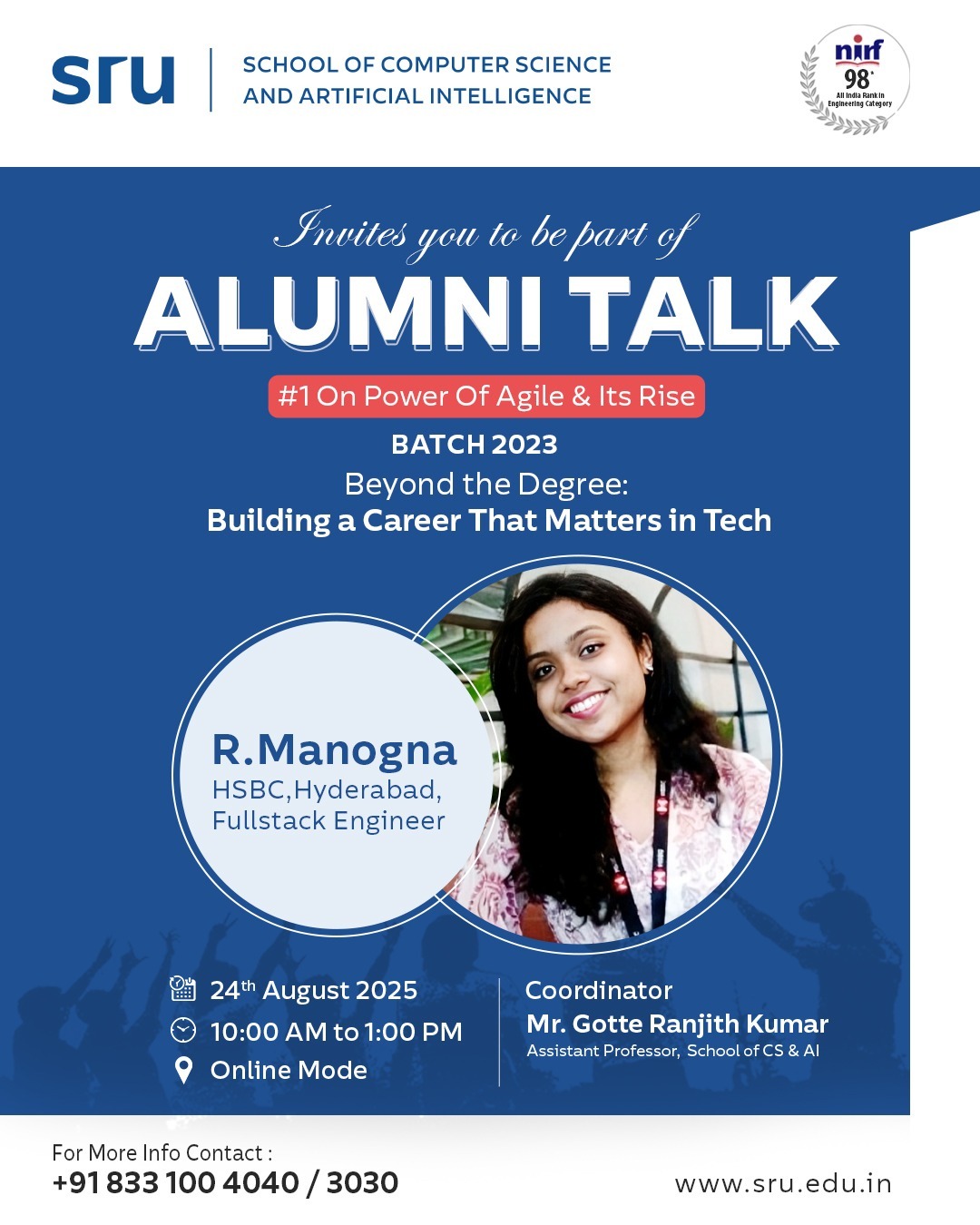 "Beyond the Degree: Building a Career That Matters in Tech"